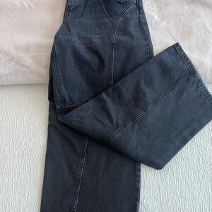 Black Denim Mid Rise Barrel Jeans Women’s Size 12
